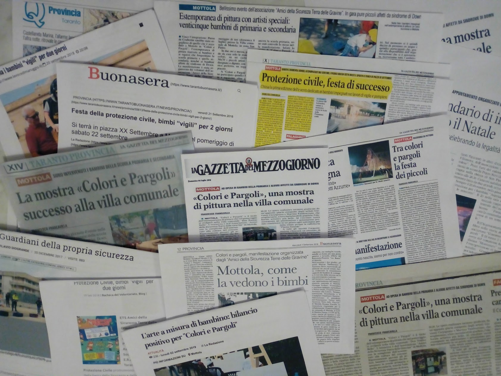 I Giornali parlano di noi